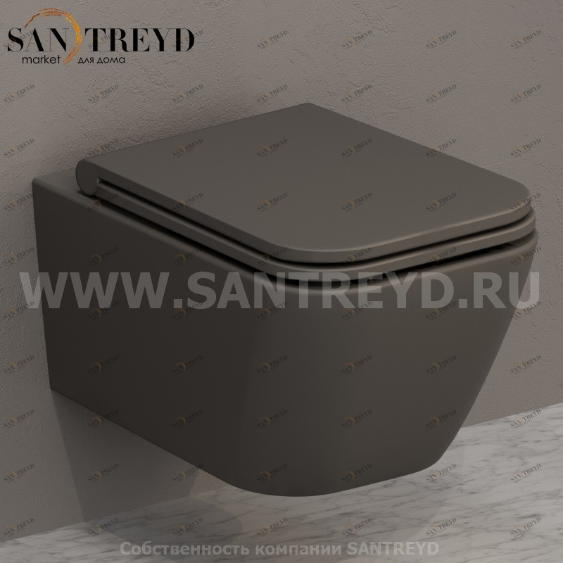 STS05AT Подвесной унитаз настенный Белый Ceramica Globo STONE Италия
