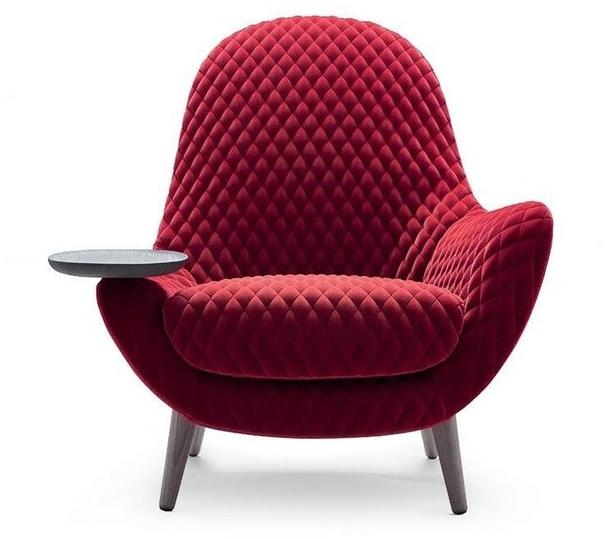 Poliform Кресло с обивкой из ткани с подлокотниками Mad sun-id-1462209 - Вид №4