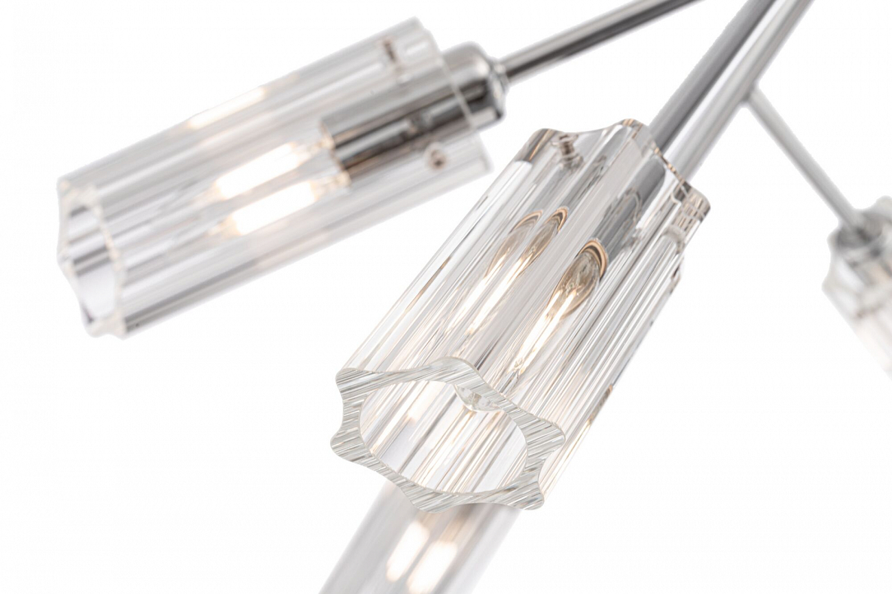 Светильник потолочный на 8 ламп хром Alma FR5097CL-08CH FREYA MODERN 00-3957016 Хром - Вид №1