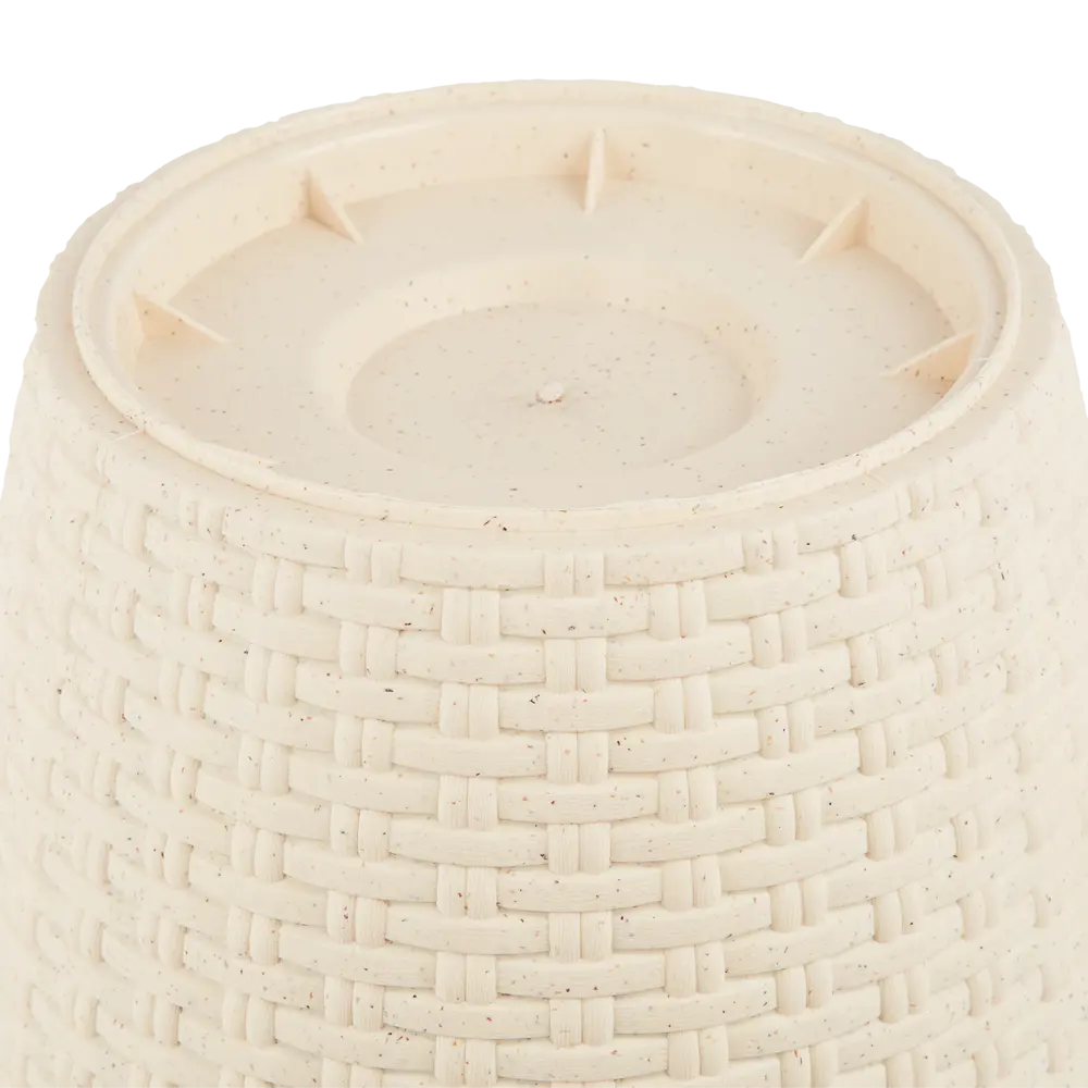 Горшок цветочный Ingreen Green Republic ø23.3 h21.2 см v7 л пластик лен STLM-2154787 - Вид №2