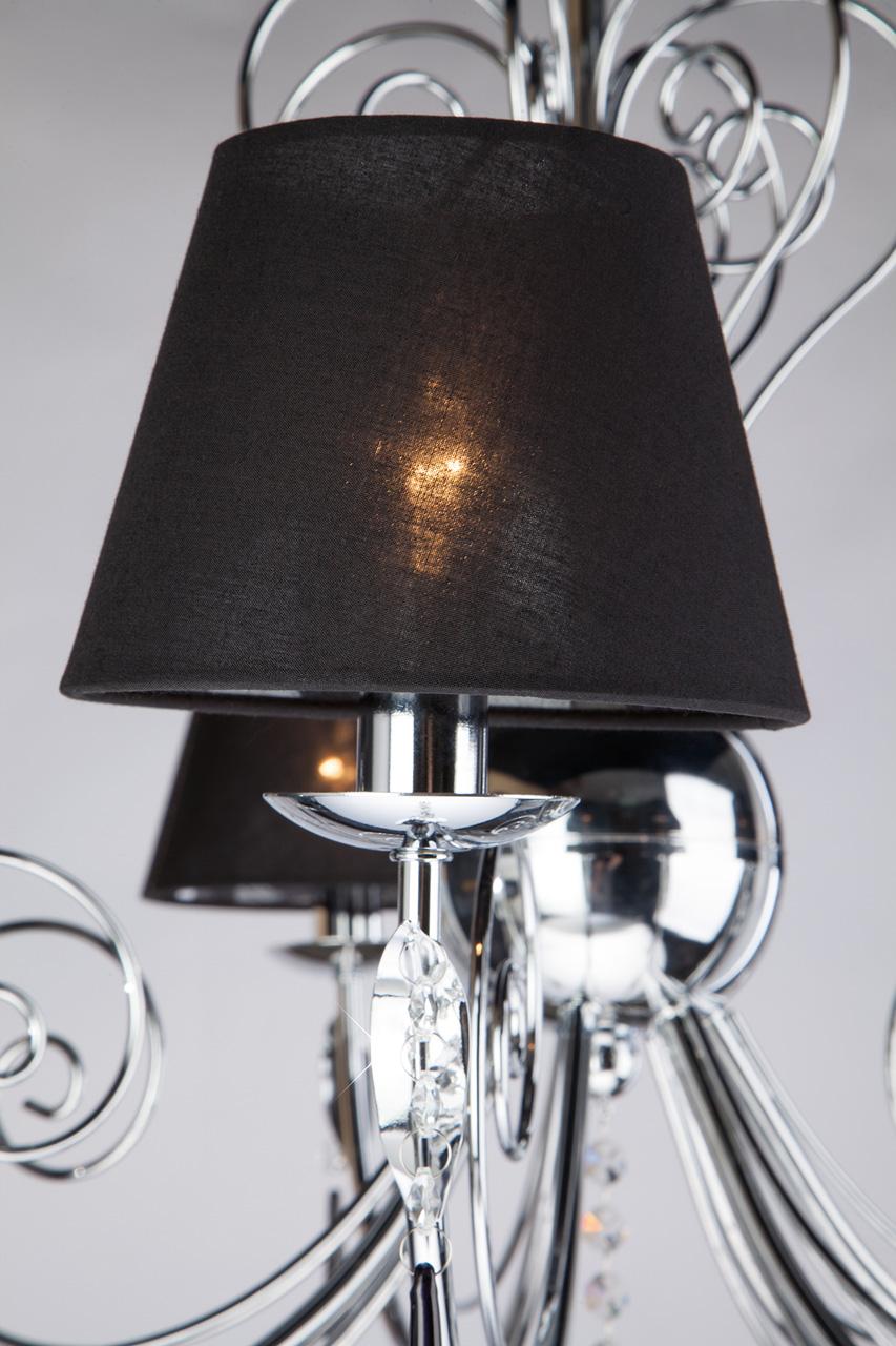 Подвесная люстра Bogates Marselle 281/7 Strotskis BOGATES ДИЗАЙНЕРСКИЕ, MARSELLE 187326 Черный  - Вид №3