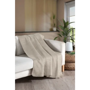 91755616 Плед Arya Home Softy 150x200 см полиэстер цвет бежевый STLM-1062242