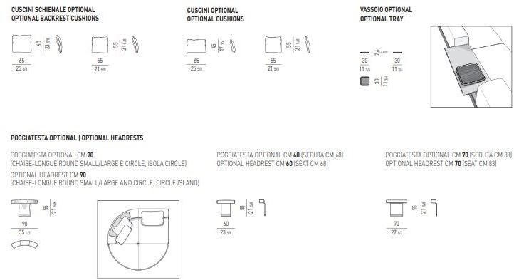 Minotti Модульный тканевый диван Connery sun-id-1465337 - Вид №18