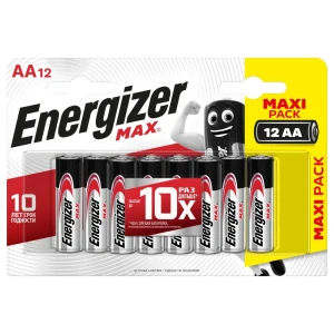 Батарейка алкалиновая Energizer Max AA/LR6 FSB 12 шт. 13646118 STLM-2163801