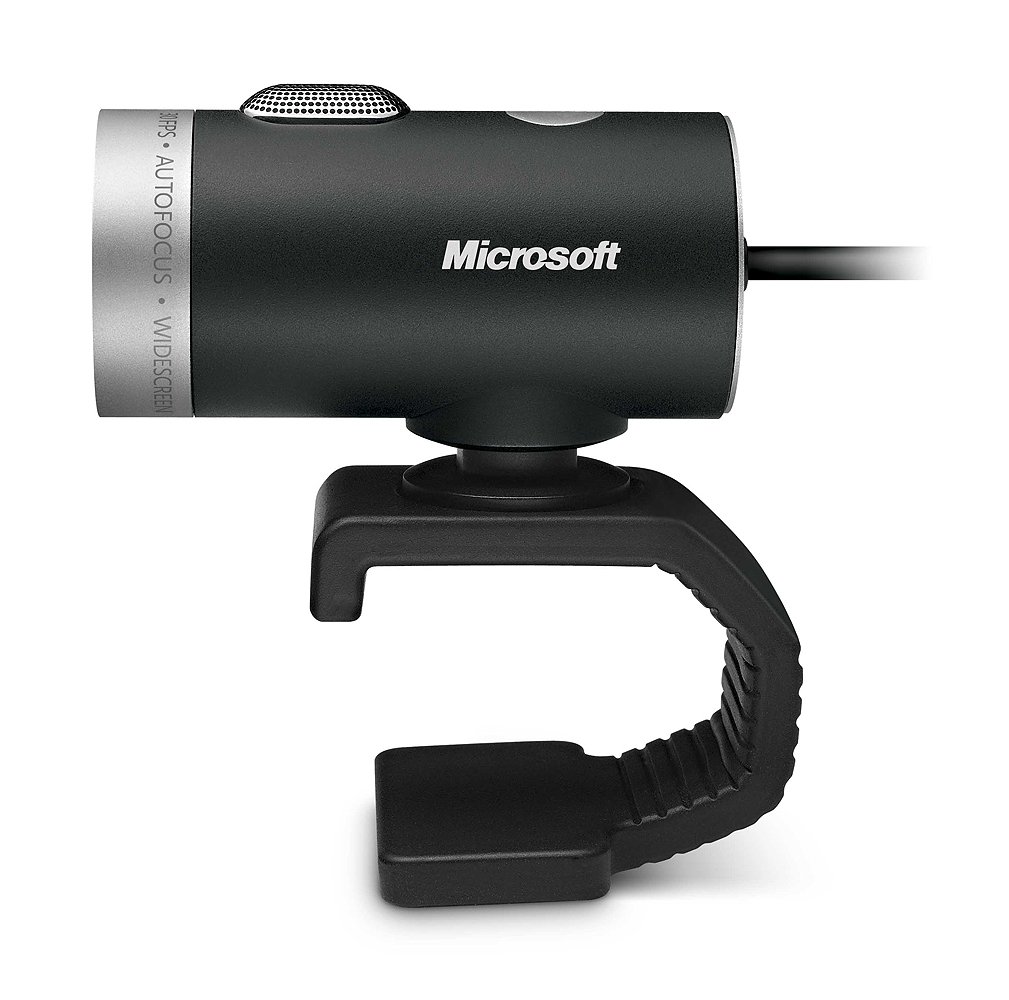 H5D-00015 webcam lifecam cinema, usb 2.0, 1280*720, 5mpix foto, автофокус, mic, black/silver retail Microsoft Santreyd  - Вид №2