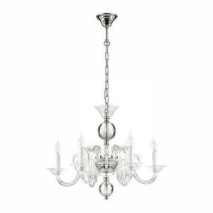 Подвесная люстра Odeon Light Aria 3931/6 ODEON LIGHT ДИЗАЙНЕРСКИЕ, ARIA 108562 Хром