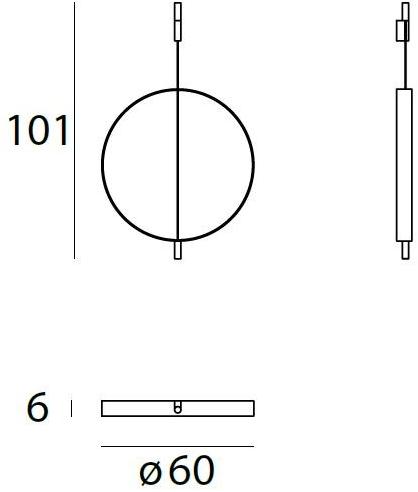 Living Divani Круглое настенное зеркало sun-id-1371332 - Вид №5