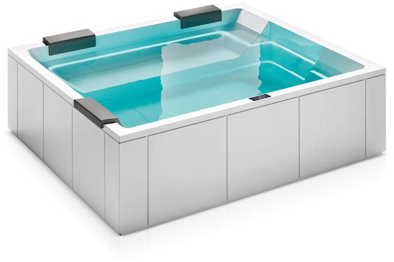 Gruppo Treesse Прямоугольный мини-бассейн с гидромассажем для улицы Treesse ghost sun-id-1427167 - Вид №1
