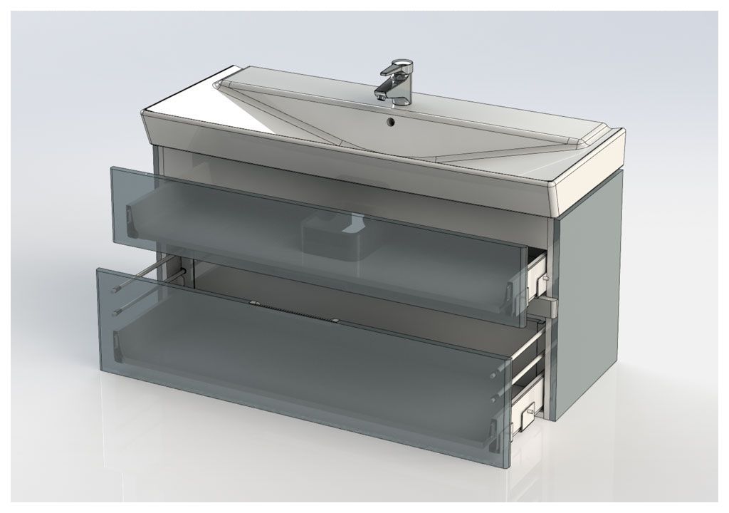 Тумба под раковину Aquanet Виго 120 белый sun-id-270489 - Вид №8