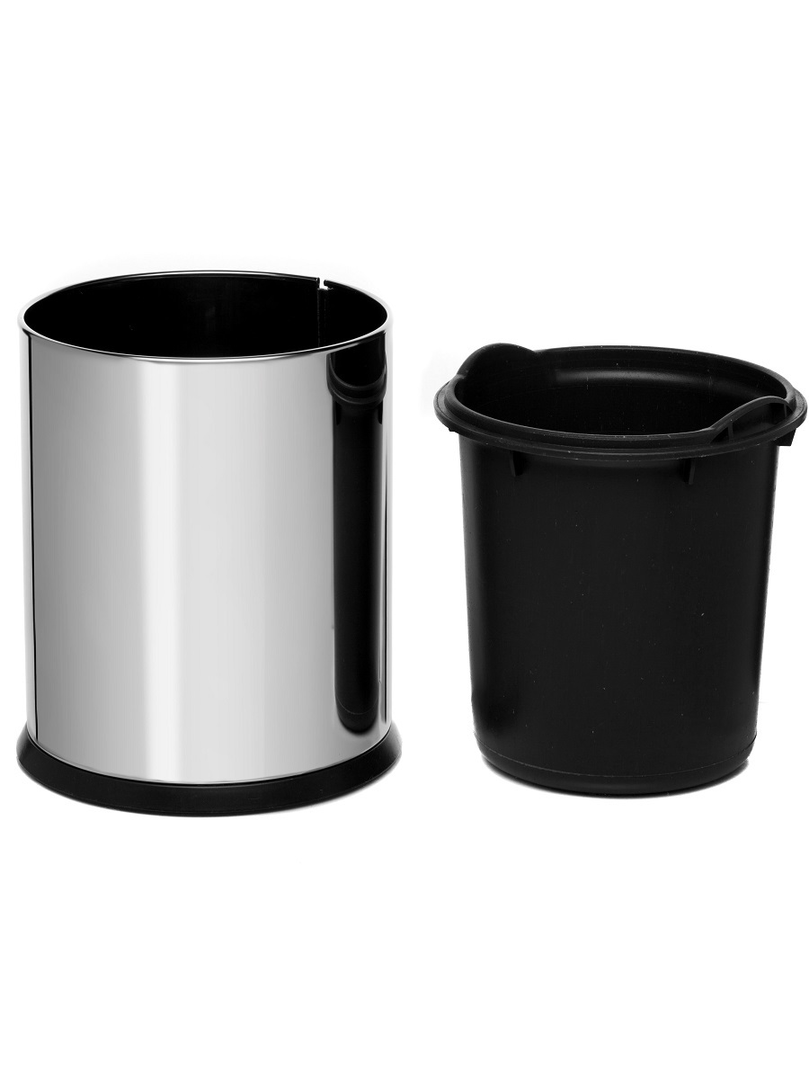 Ведро для мусора  без крышки Cetus 3L Chrome NAVAKO 11049 - Вид №1