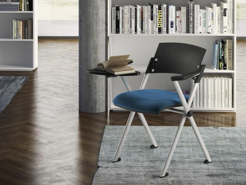 Arte & D Стул для конференций штабелируемый с откидной крышкой Klic N7087 vt/rt  - Вид №1