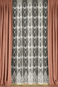 85337339 Тюль 1 м/п Корд сетка 280 см цвет кремовый STLM-0061819 ELIT HOME
