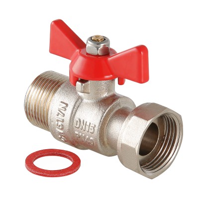 VT.260.N.0505 Кран шаровой с накидной гайкой и наружной резьбой Valtec 3/4" 