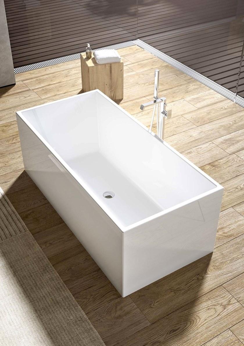 Albatros Отдельностоящая прямоугольная акриловая ванна  01idb8nf  - Вид №2