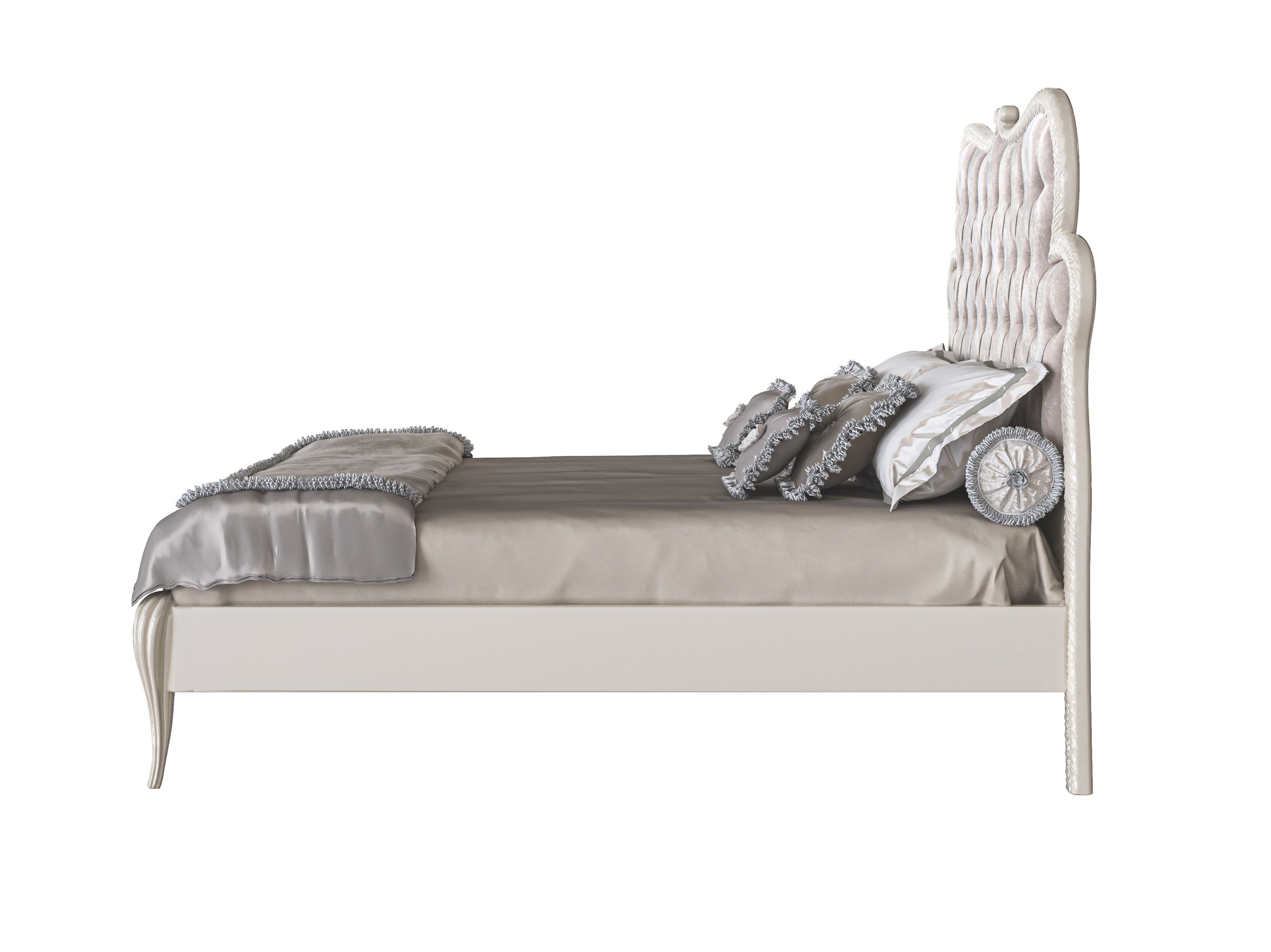 Двуспальная кровать из ткани с капитонным изголовьем Modenese Luxury Interiors EXQUISITE ARCH-00055754 - Вид №2