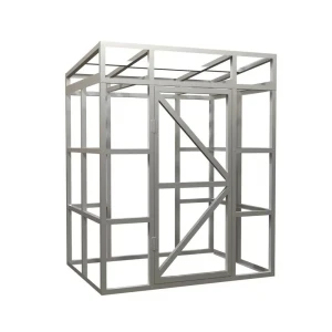 91630481 Сборно-разборный хозблок Upforming оцинкованная сталь 200 x 150 x 245 см зеленый STLM-0963096