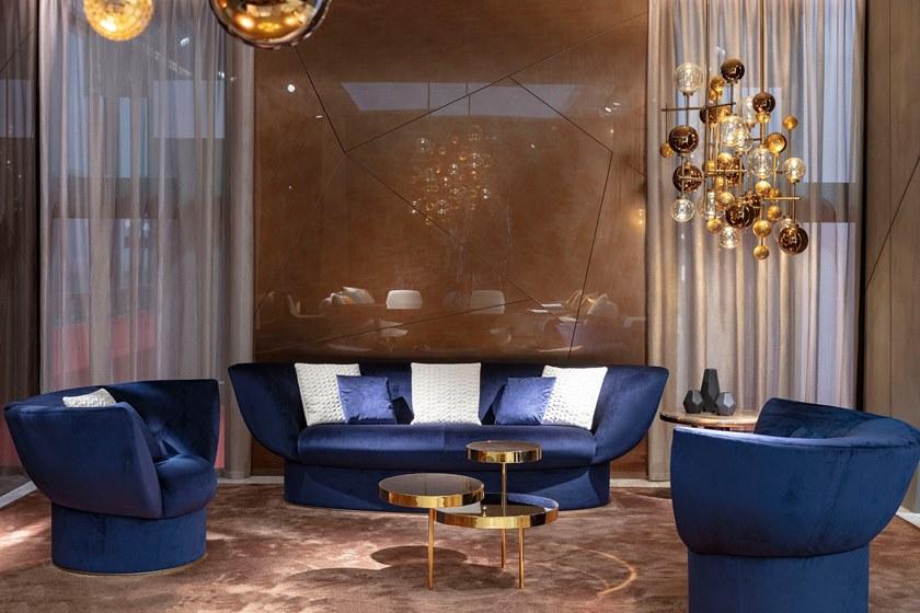 Sicis Изогнутый бархатный диван Tulipa sun-id-1474055 - Вид №2