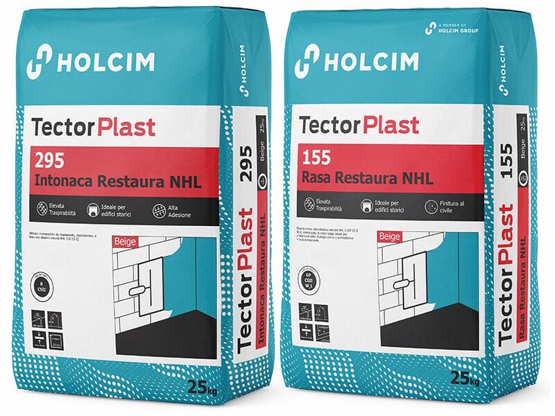 Одноразовая штукатурка для санации Holcim Italia Tector ARCH-00119585 - Вид №1