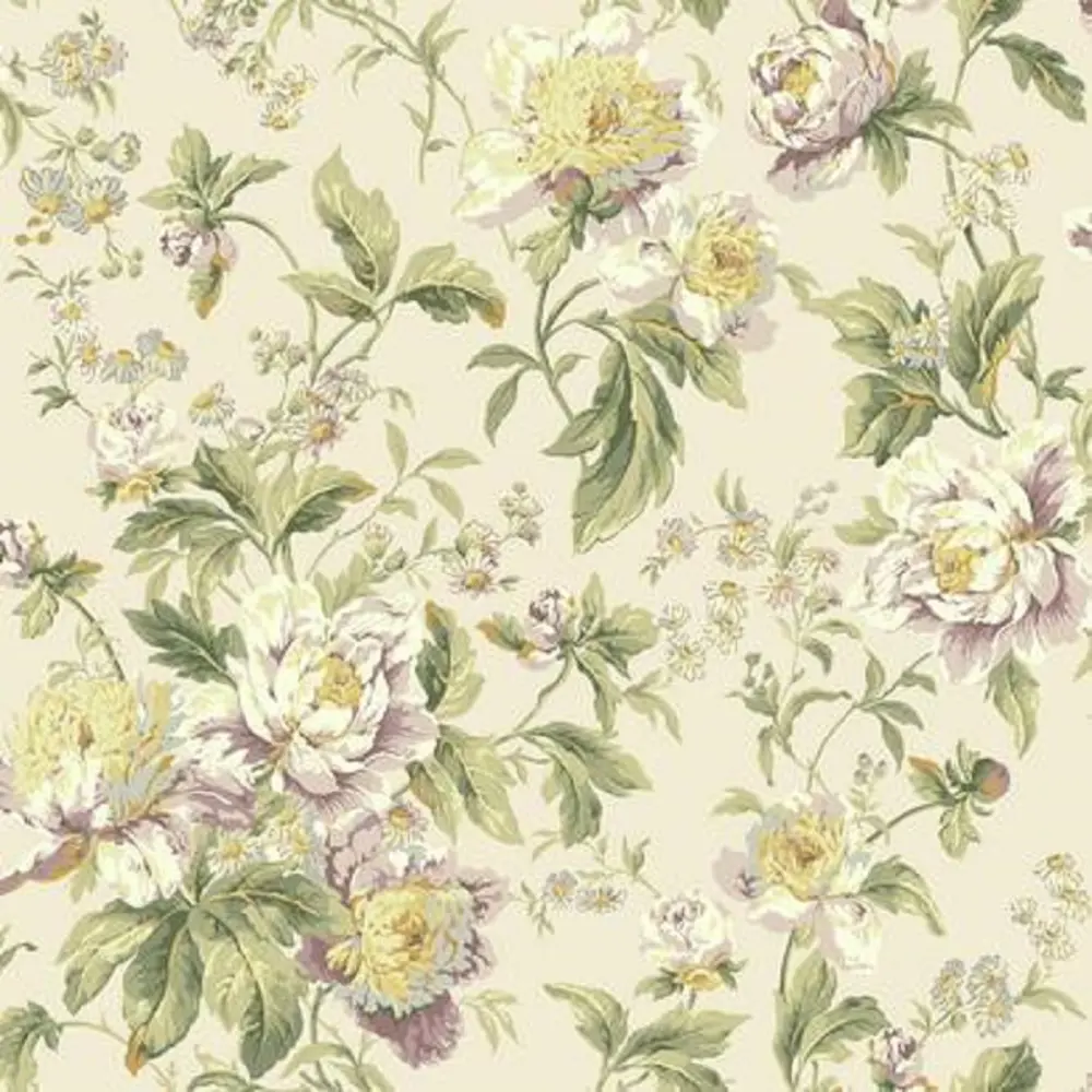 90035609 Обои бумажные York Wallcoverings Waverly Classics WA7807, 0.52 м, разноцветные STLM-0091682