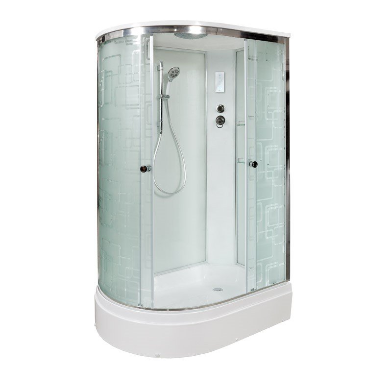 L 902 L N без крыши Душевая кабина DETO Серия L ЕМ2712 R с электрикой (эл.) - Вид №17