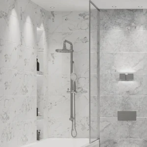 Настенная плитка Azori Misteria Light 31.5x63 см 1.79 м² матовая цвет белый