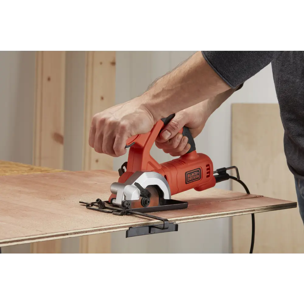 Циркулярная мини-пила Black&Decker BES510-QS, 400 Вт, 85 мм BLACK + DECKER STLM-2190766 - Вид №3