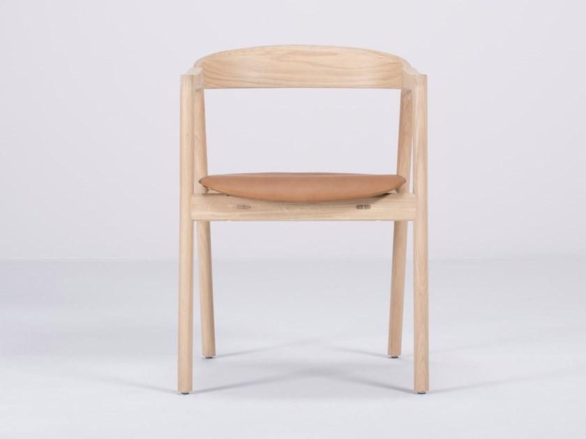 Gazzda Кожаное кресло с открытой спинкой Muna sun-id-1460726 - Вид №1