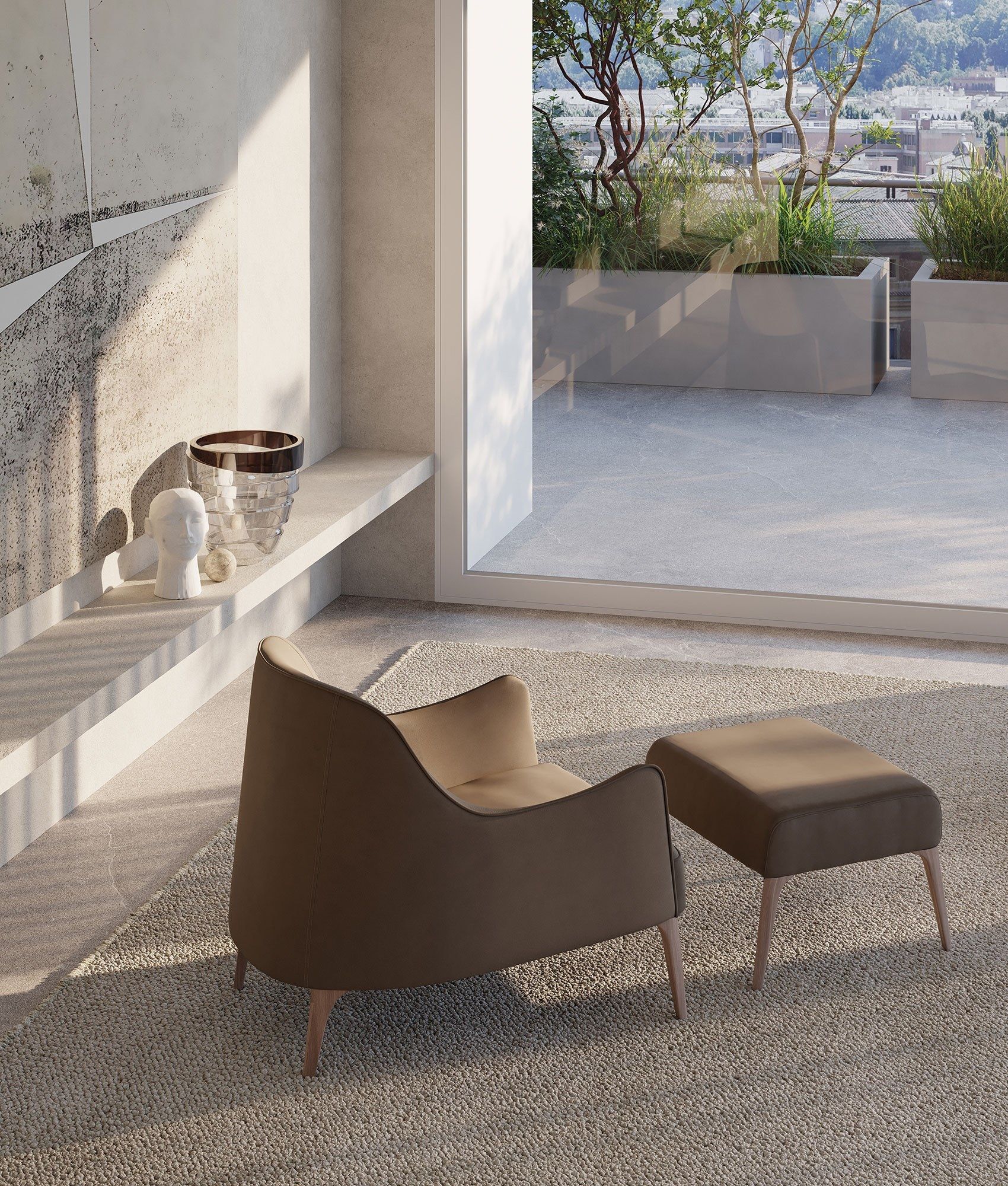 Кожаное кресло с подлокотниками Frigerio Джеки ARCH-00105427 - Вид №4