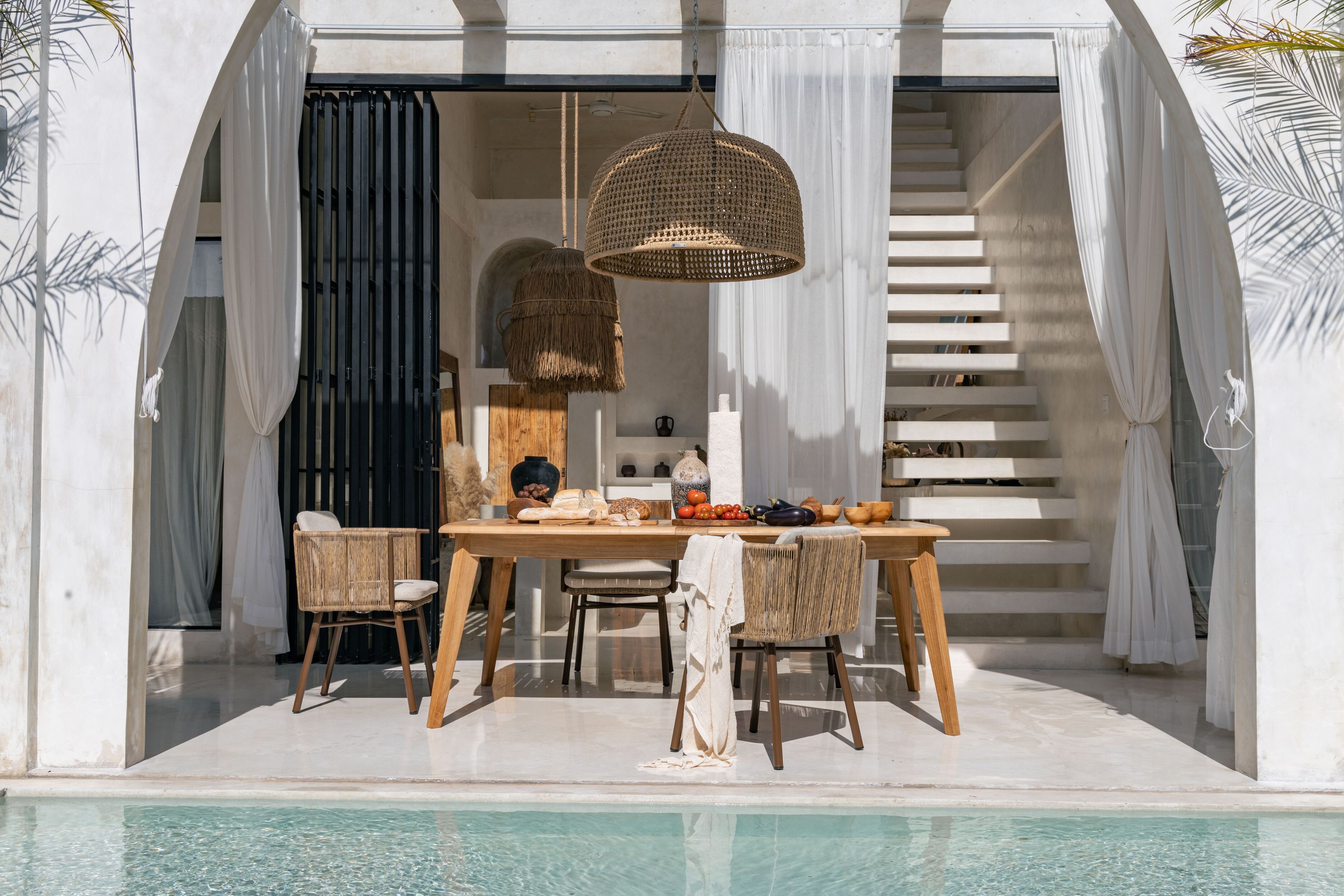 Прямоугольный садовый стол из тикового дерева cbdesign Continuum ARCH-00146578 - Вид №7