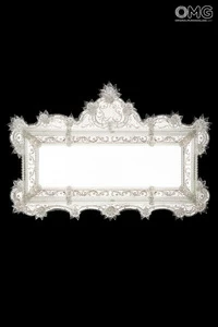 3645 ORIGINALMURANOGLASS Венецианское зеркало Цезарь - муранское стекло OMG  см