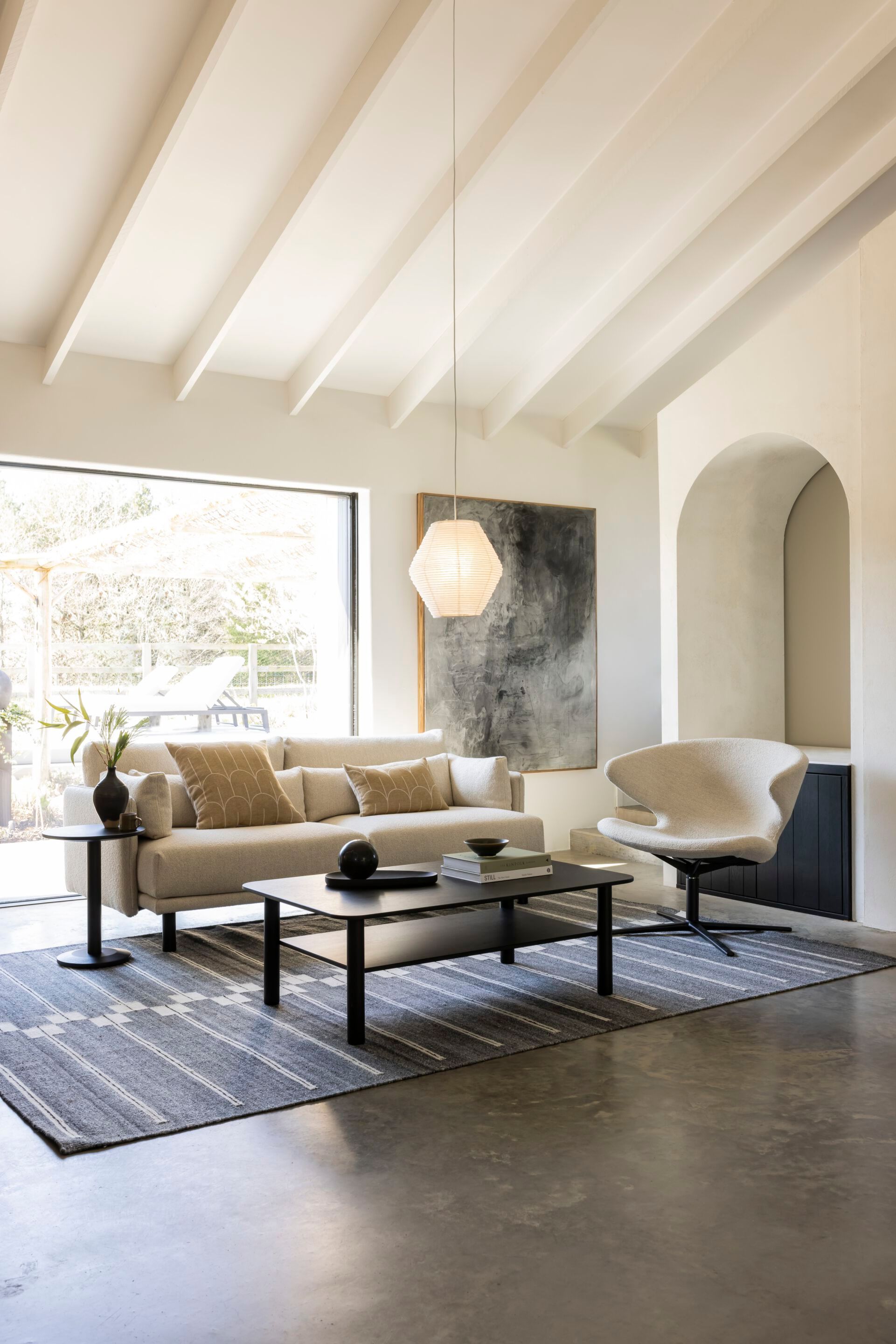 Тканевое вращающееся кресло с подлокотниками Case Ella ARCH-00106325 - Вид №9