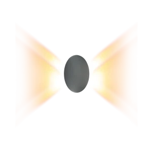 Светильник настенный уличный светодиодный влагозащищенный Duwi Nuovo 24366 3 IP65 цвет освещения теплый белый цвет серый