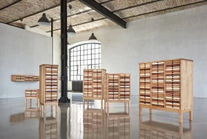 sixay furniture Офисный комод из дерева Sixtematic