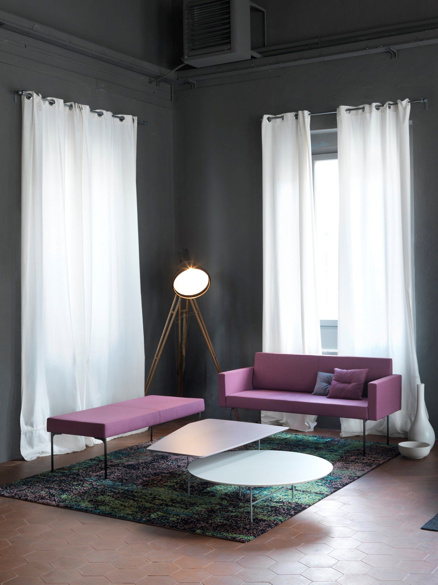 Мягкая скамейка из ткани SITIA Laguna ARCH-00129293 - Вид №3