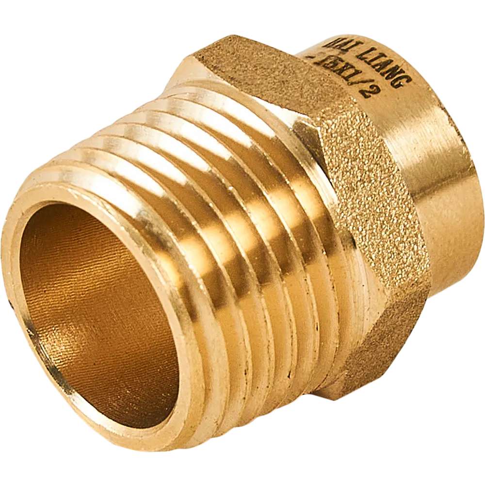 Муфта переходная Hailiang ø1/2"x15 мм наружная резьба медь 88673409 STLM-2050581 