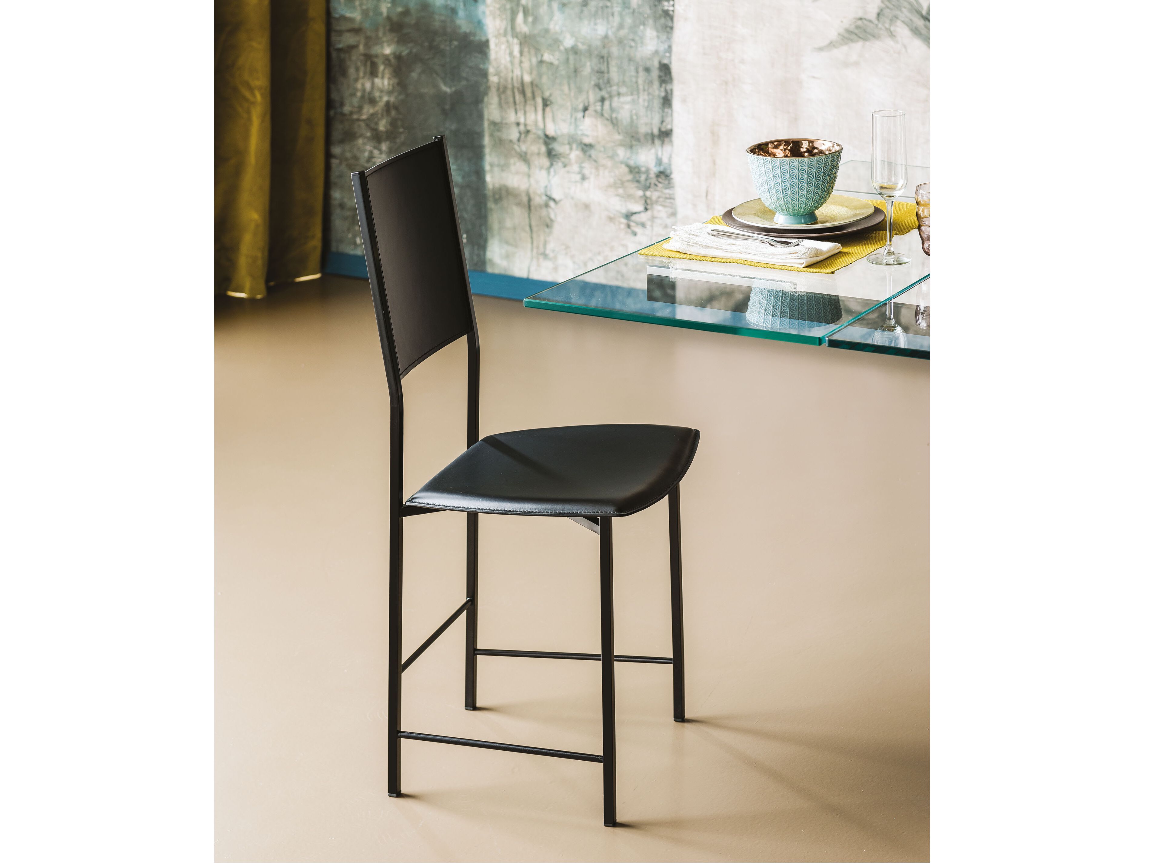 Кожаный стул Cattelan italia ALESSIA ARCH-00056723 - Вид №5