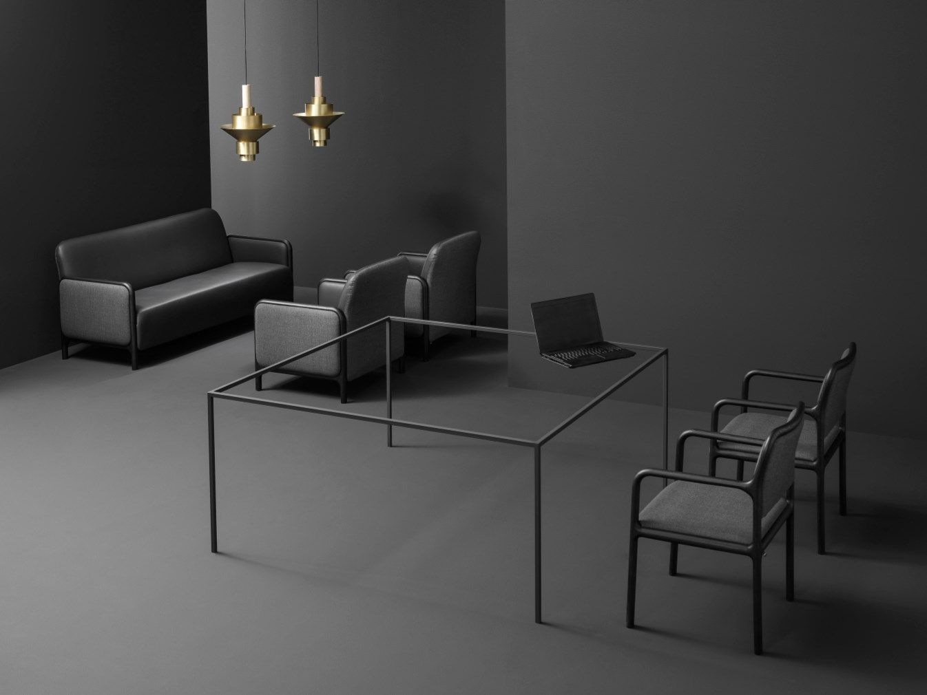 Тканевый стул с подлокотниками PIAVAL CAMEO-Contract ARCH-00152312 - Вид №4