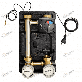 Смесительная насосная группа MEIBES MK 1" с электронным термостатом 0-95C, насос Wilo Para SC 25-7.0 ME4584154WIRU