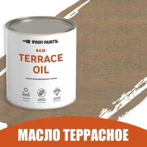 91314461 Масло для дерева износостойкое Profipaints Eco Terrace Oil 0.9 л Белый дуб STLM-0853506