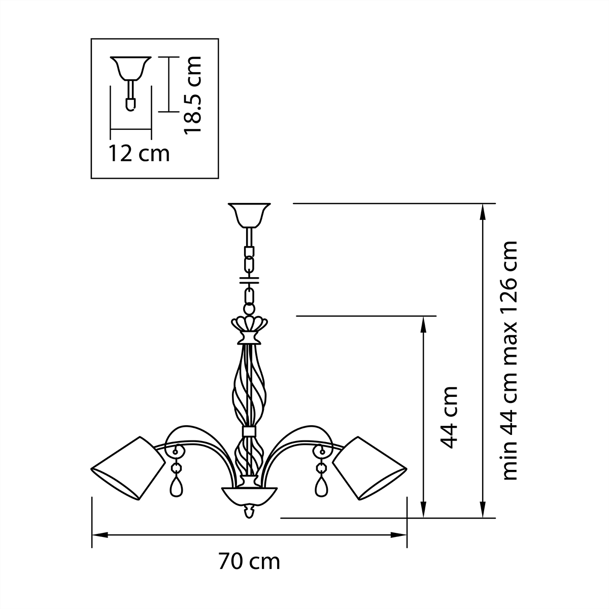 Подвесная люстра Lightstar Esedra 796159 LIGHTSTAR ESEDRA 057553 Белый  - Вид №1