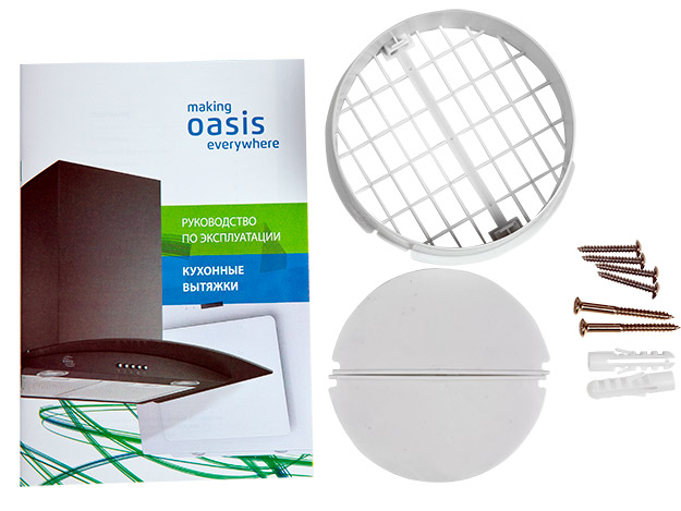 5355921 Вытяжка телескопическая Oasis UV-60WG белый/белый STDN-0055443 - Вид №8