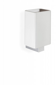 GE10(16) Stil Haus Gea, настенный керамический стакан, цвет золото - белая керамика