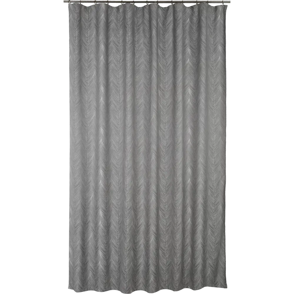 Штора на ленте «Полосы» 200x260 см цвет серый WITERRA STLM-2036005