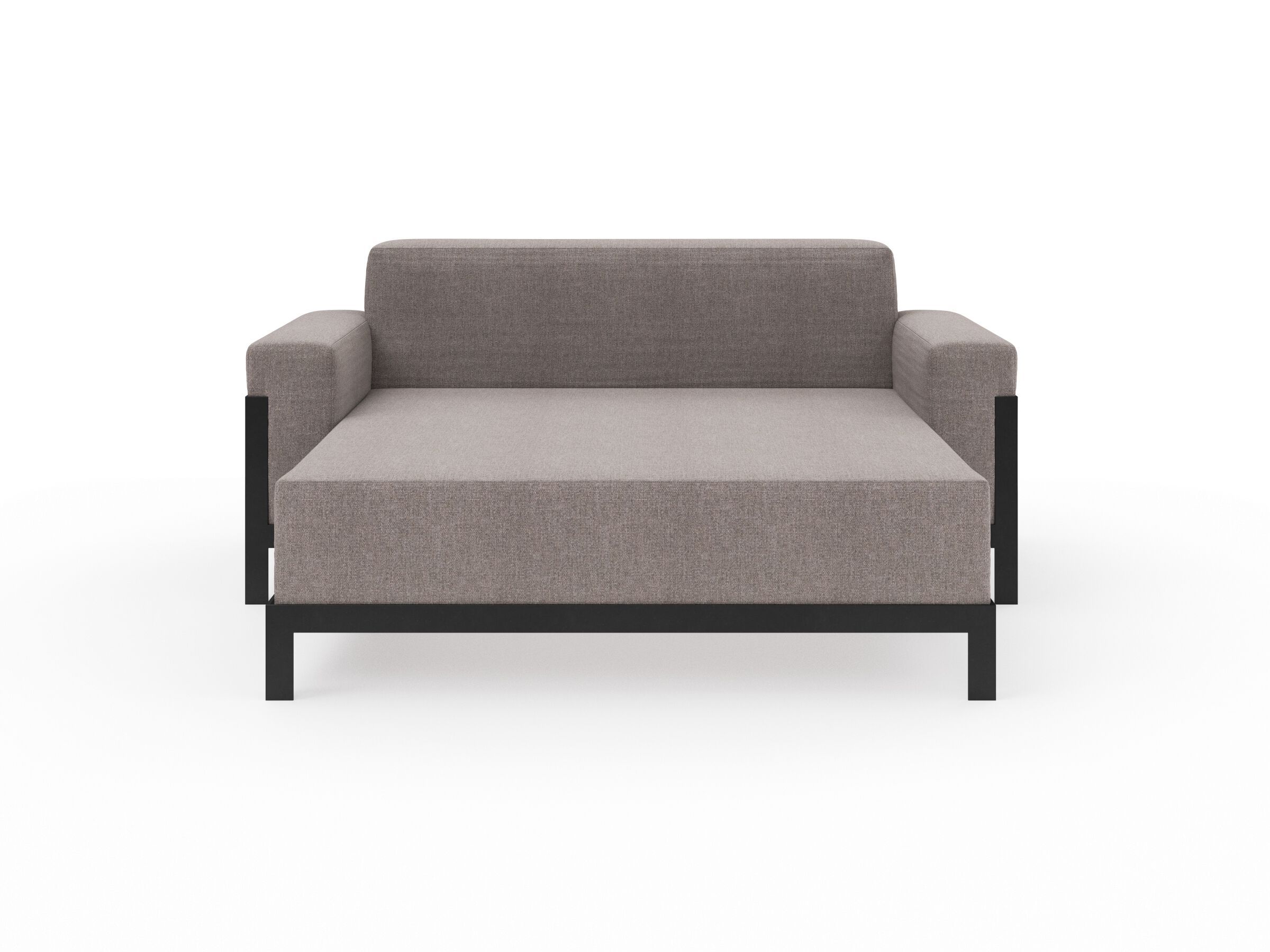 Двуспальная Садовая кровать из ткани с подлокотниками Walters More Comfort ARCH-00084600 - Вид №1