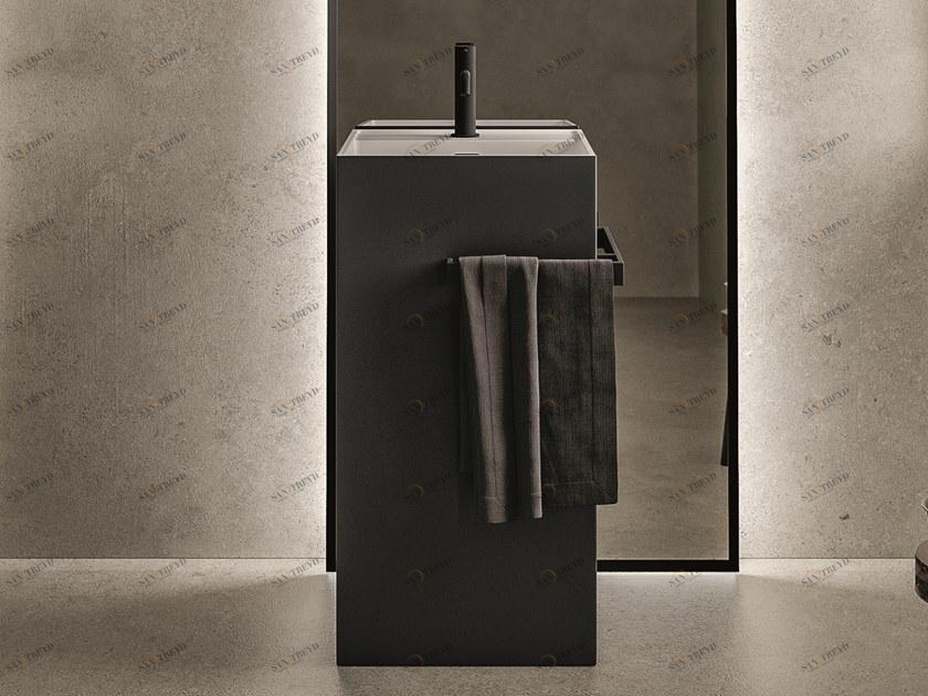 Напольная раковина стоящая овальная Cerasa Nerolab sun-id-1435984