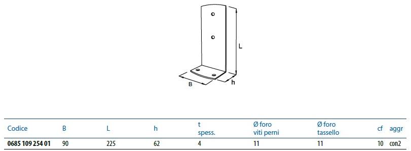 Unifix SWG Тяжелая L-образная опора из оцинкованной стали Supporti a terra da avvitare sun-id-1449975 - Вид №1