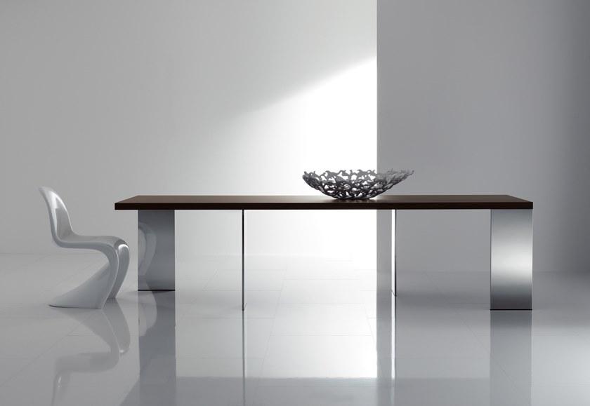 ACERBIS Прямоугольный стол из стали и дерева sun-id-1352109 - Вид №1