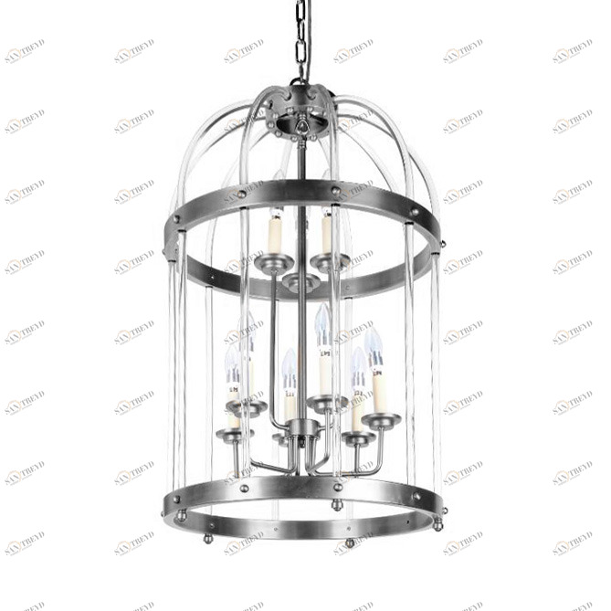 Подвесной светильник GP15145-S AS от Delight Collection GP15145-S AS DELIGHT COLLECTION ДИЗАЙНЕРСКИЕ 243768 Серебряный 