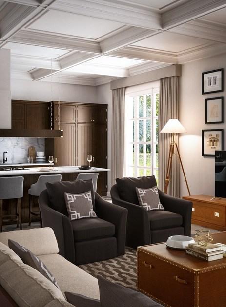 Caroti Угловой диван с тумбой под ТВ и книжным шкафом Via montenapoleone sun-id-1514472 - Вид №4