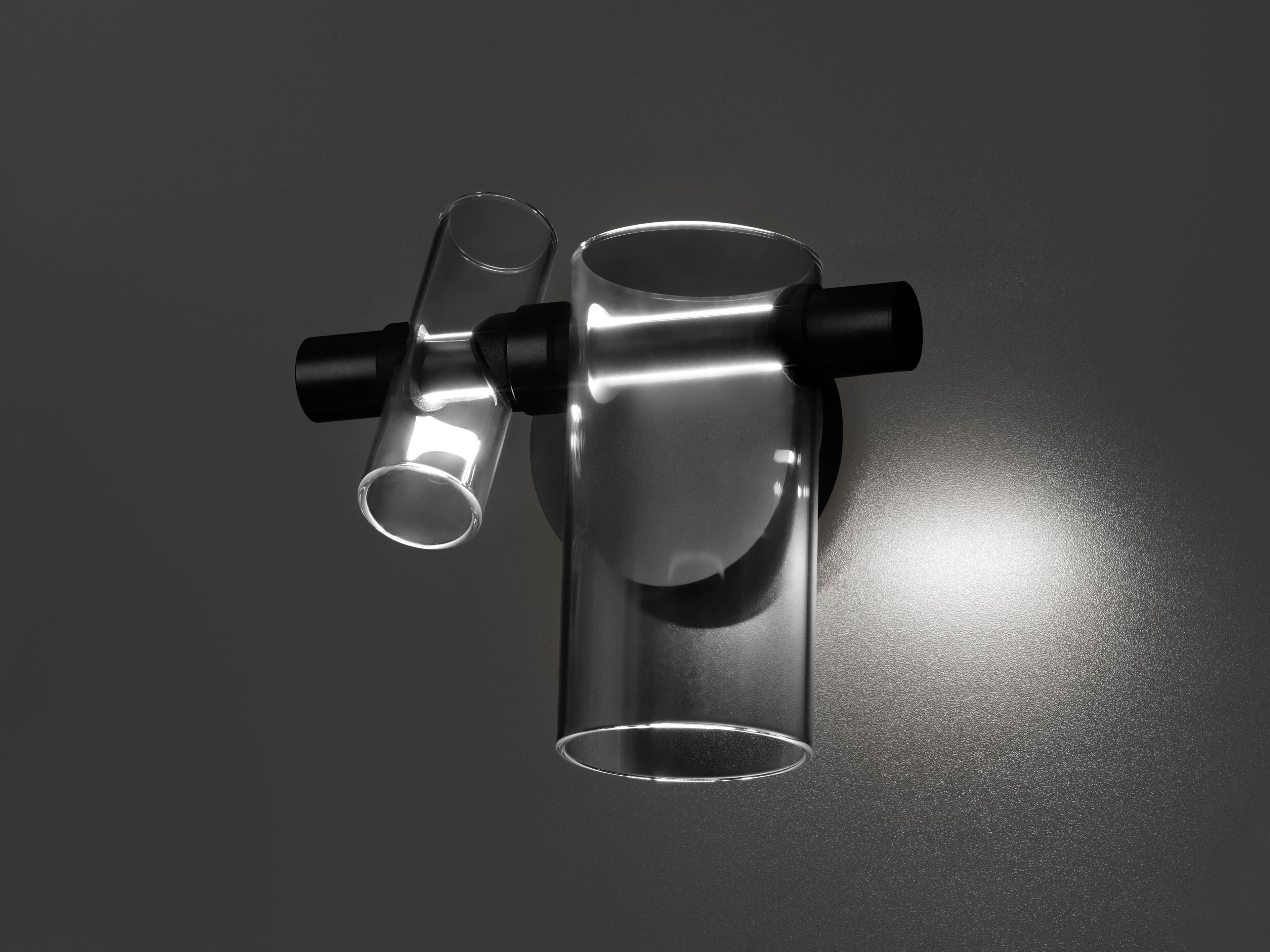 Стеклянный светодиодный настенный светильник Oluce Dancing glass ARCH-00016149